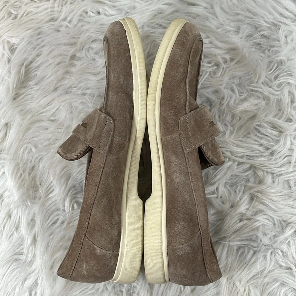 CALVIN KLEIN Men’s Trapper Slip-On Penny Loafers Leather Suede Shoes Size 8 - Picture 8 of 11